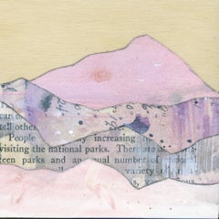 "Peaks: National Park, " Mixed Media Painting