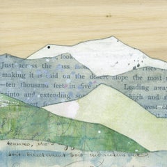 "Peaks: Ten Thousand Feet, " Mixed Media Painting