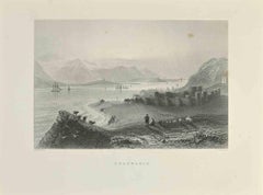 Antique Beaumaris - Etching by J.C.Armytage - 1845