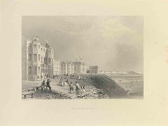 Antique Blackpool - Etching by J.C.Armytage - Early-20th Century
