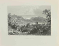 Antique St.Bees College - Etching by J.C.Armytage - 1845