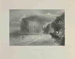 Antique St.Bees Head - Etching by J.C.Armytage - 1845