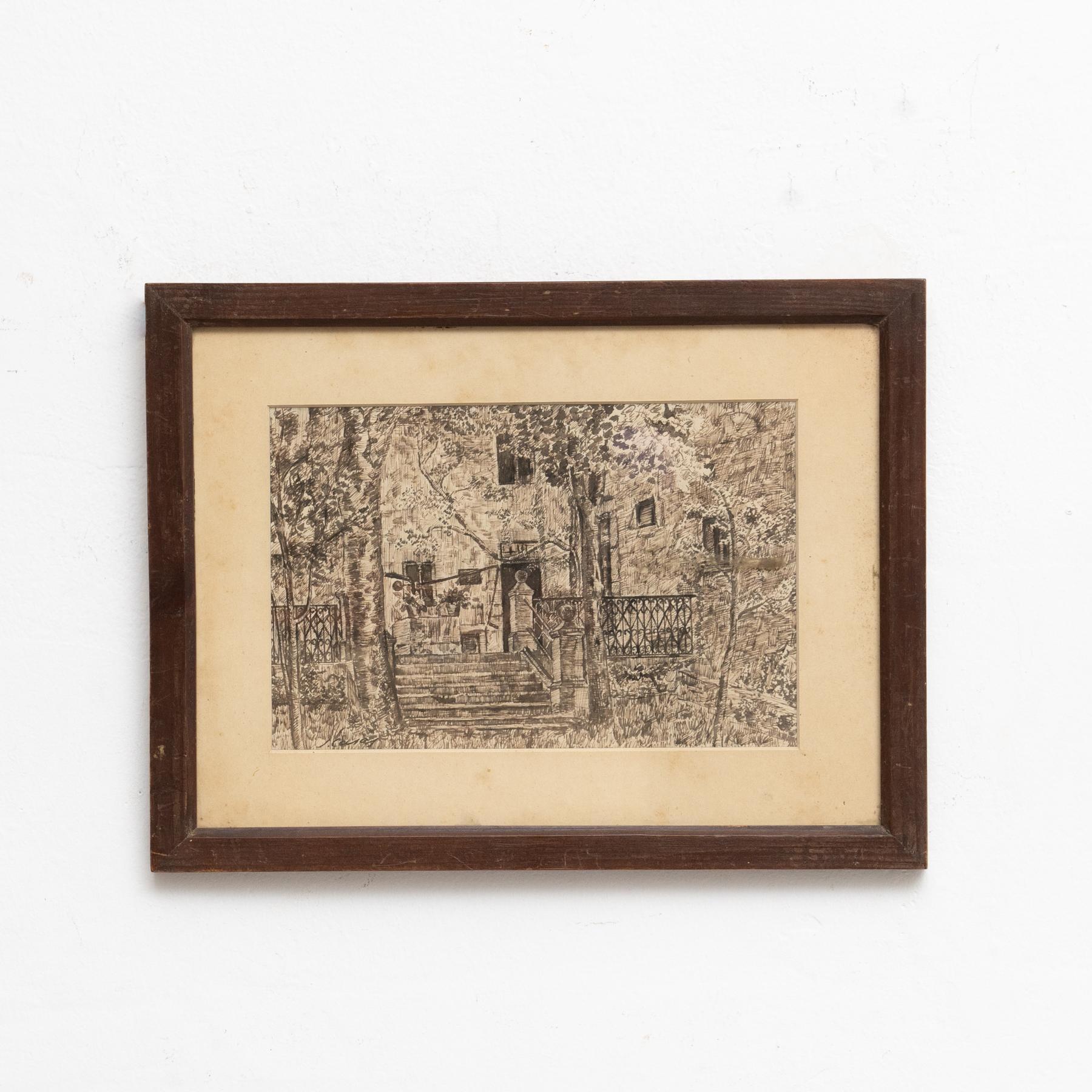 Moderno Disegno di J.Casas, 1960 circa *medidas in vendita