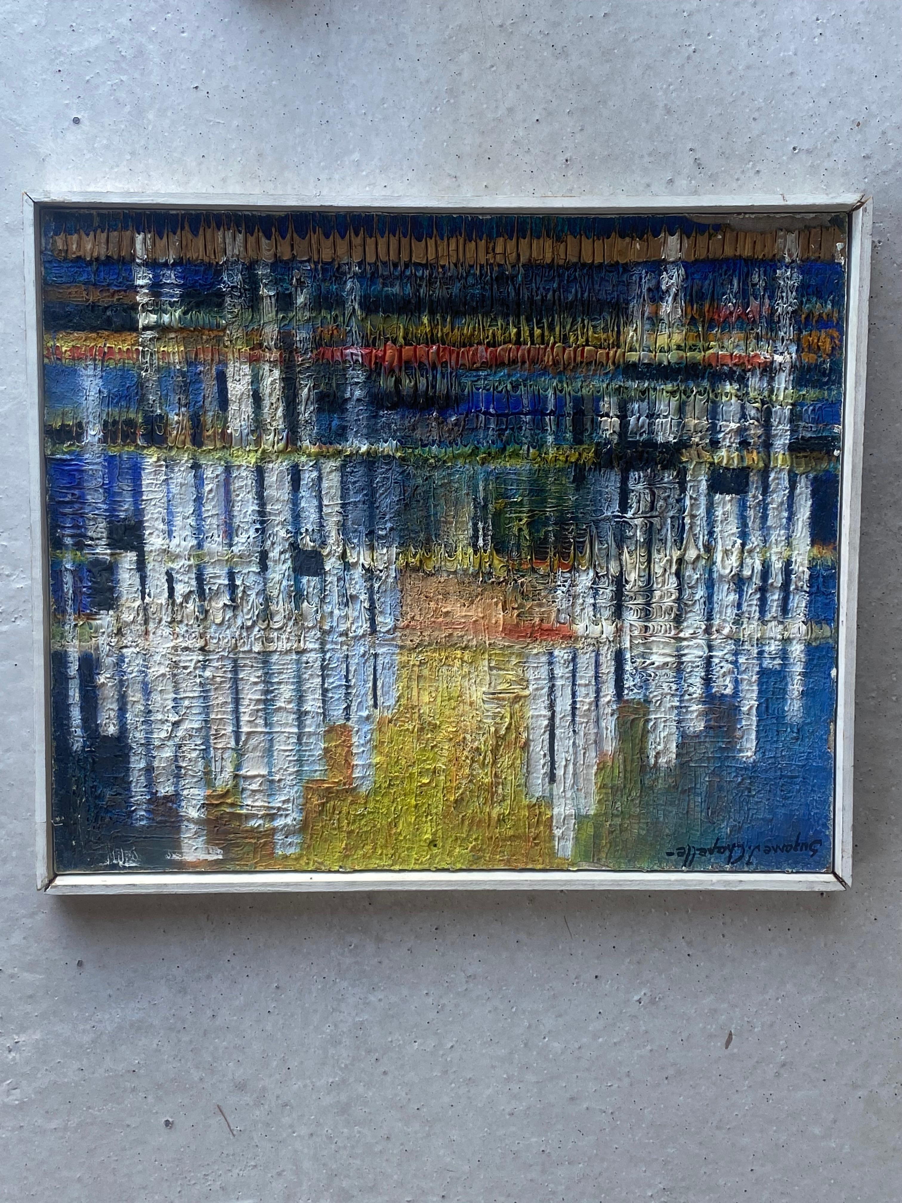 J.Chapelle Suzanne Refflets am Fluss 1978 (Französisch) im Angebot