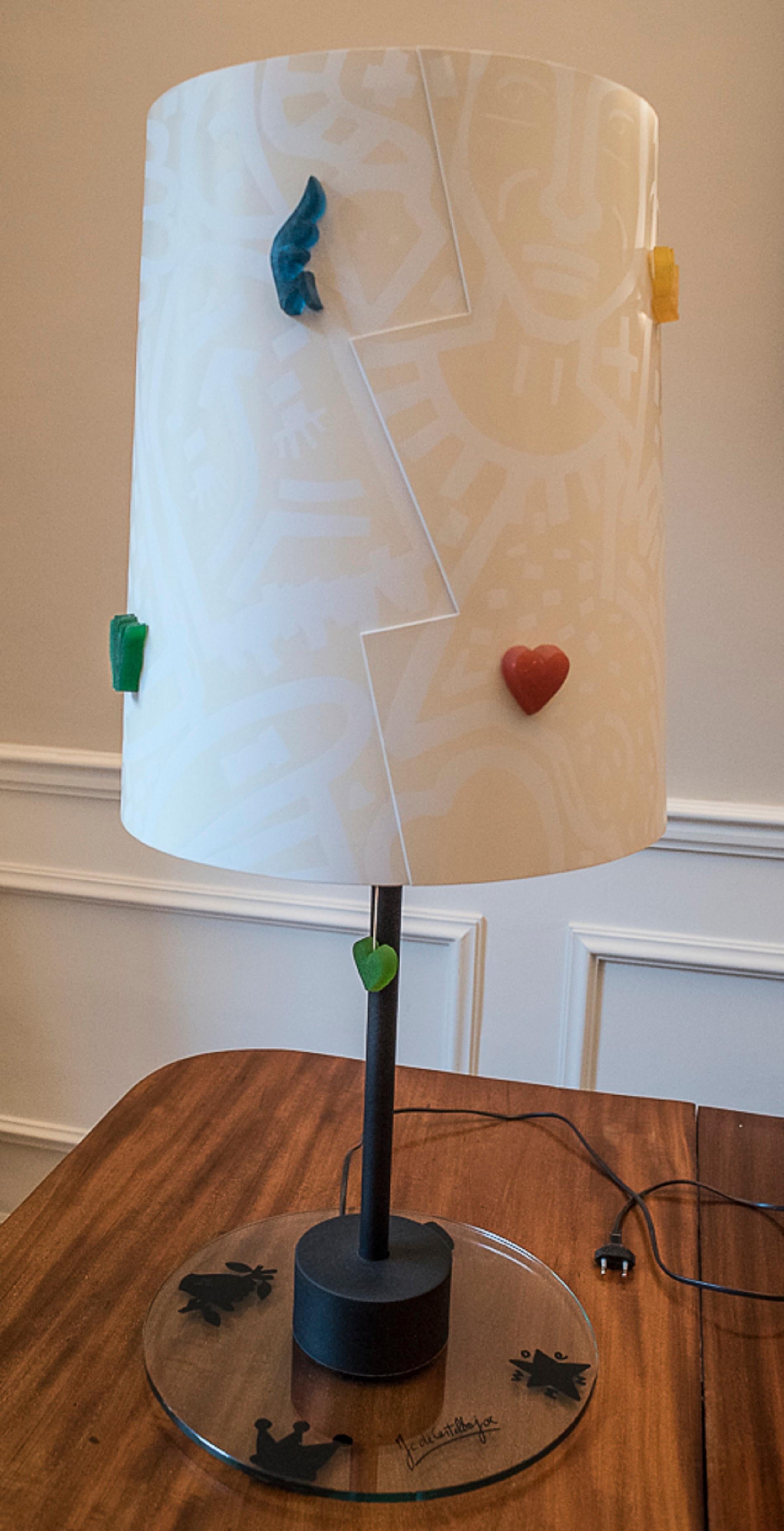 J.Charles Castelbajac Table Lamp with Diferentescolors and Patterns of Stars 4