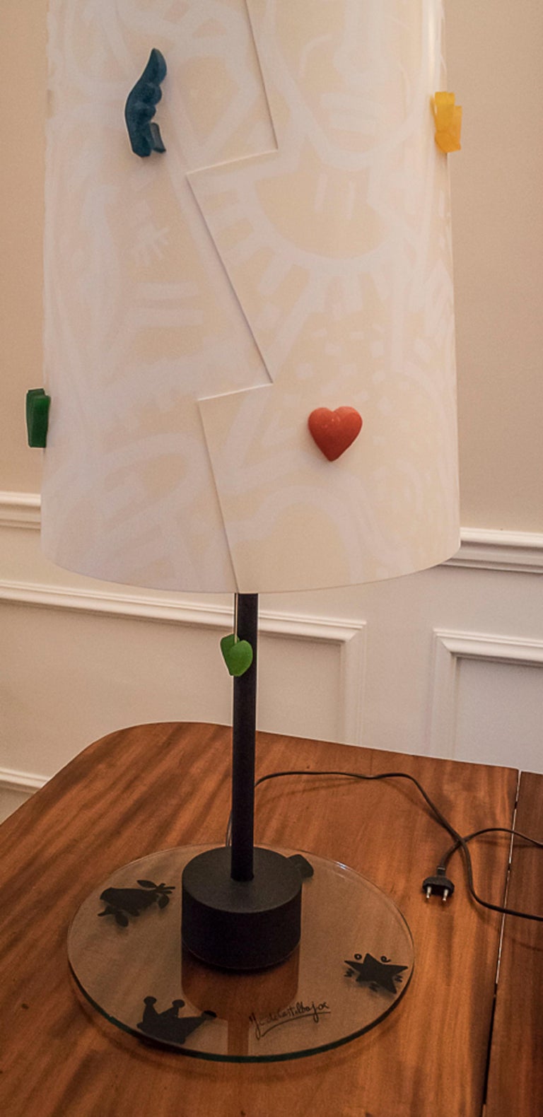 J Charles Castelbajac Table Lamp With Diferentescolors And Patterns Of j-charles-castelbajac-table-lamp-with-diferentescolors-and-patterns-of