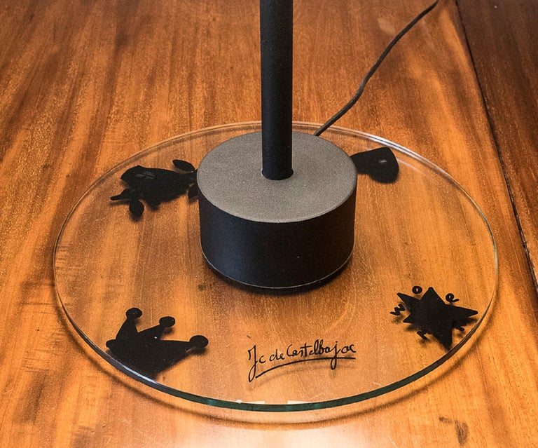 J Charles Castelbajac Table Lamp With Diferentescolors And Patterns Of j-charles-castelbajac-table-lamp-with-diferentescolors-and-patterns-of