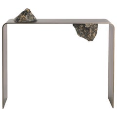 21st Century Agment Console with Raw Labradorite Elements by CTRLZAK