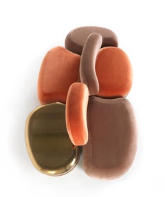 21st Century Belmer Sofa in Velvet by Matteo Cibic