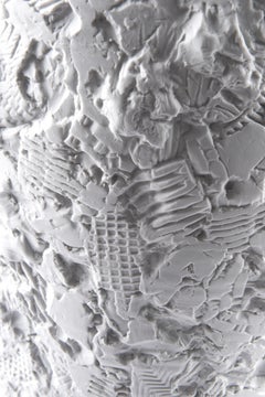 21st Century Esker Vase in Biscuit Porcelain by POL