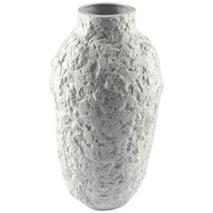 21st Century Esker Vase in Biscuit Porcelain by POL