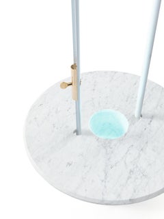 21st Century Surande Floor Lamp in Carrara Marble by Alessandro Zambelli