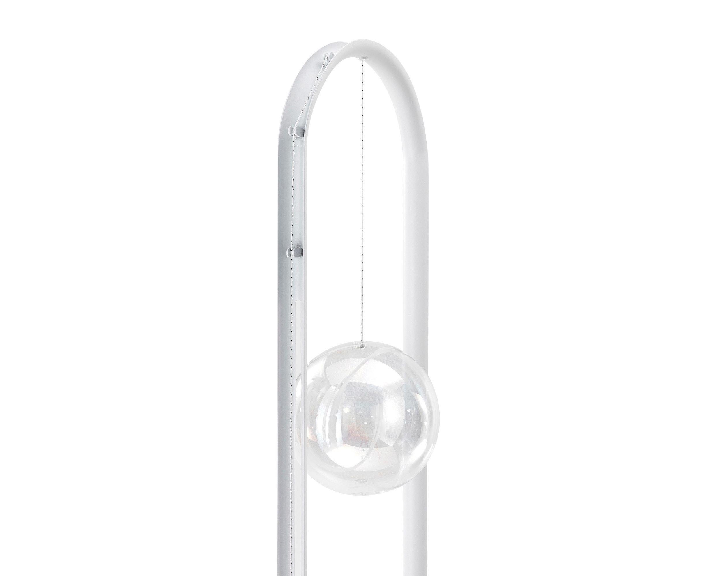 Modern 21st Century Surande Floor Lamp in Carrara Marble by Alessandro Zambelli For Sale