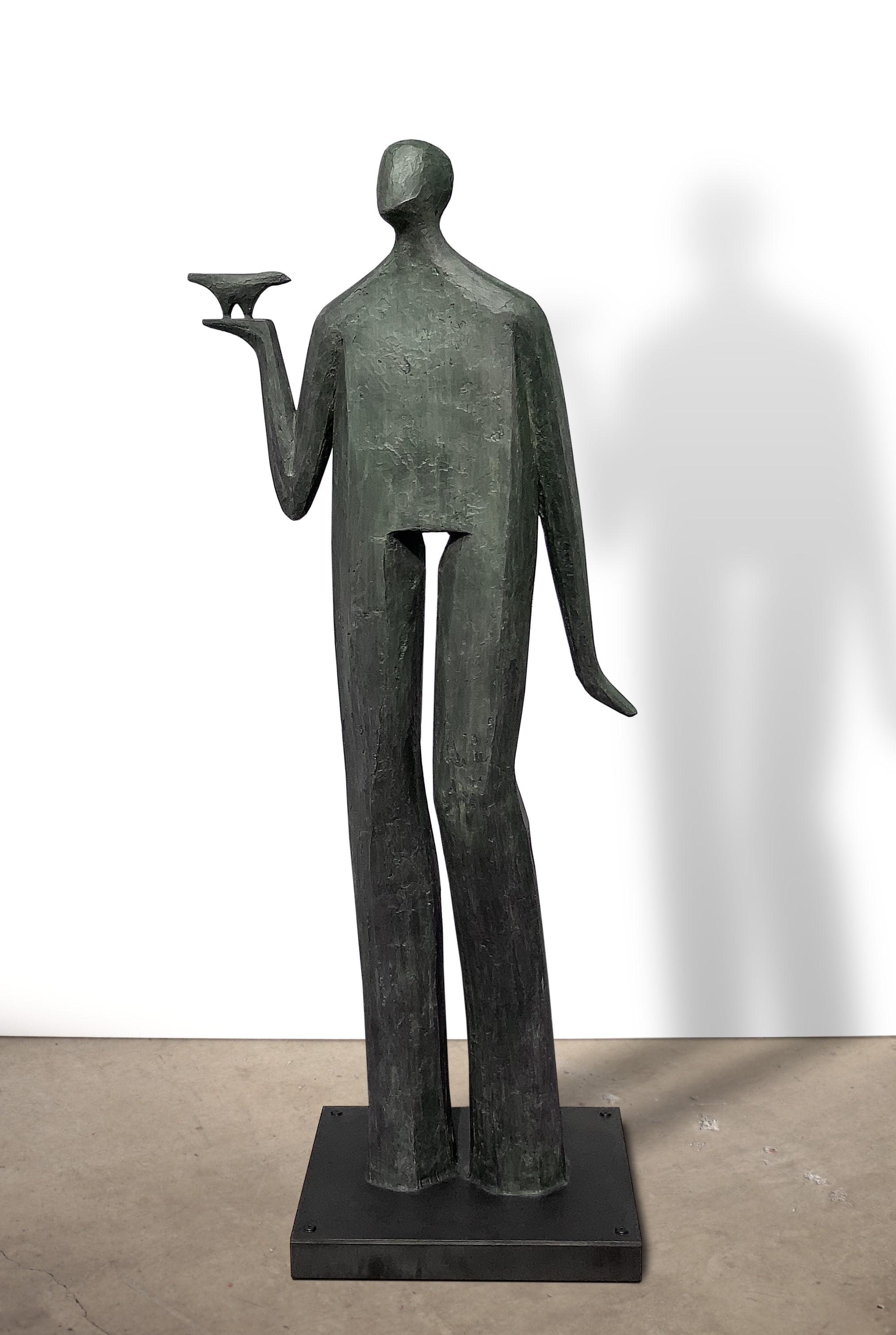 JD Hansen Figurative Sculpture - Birdman 4/9