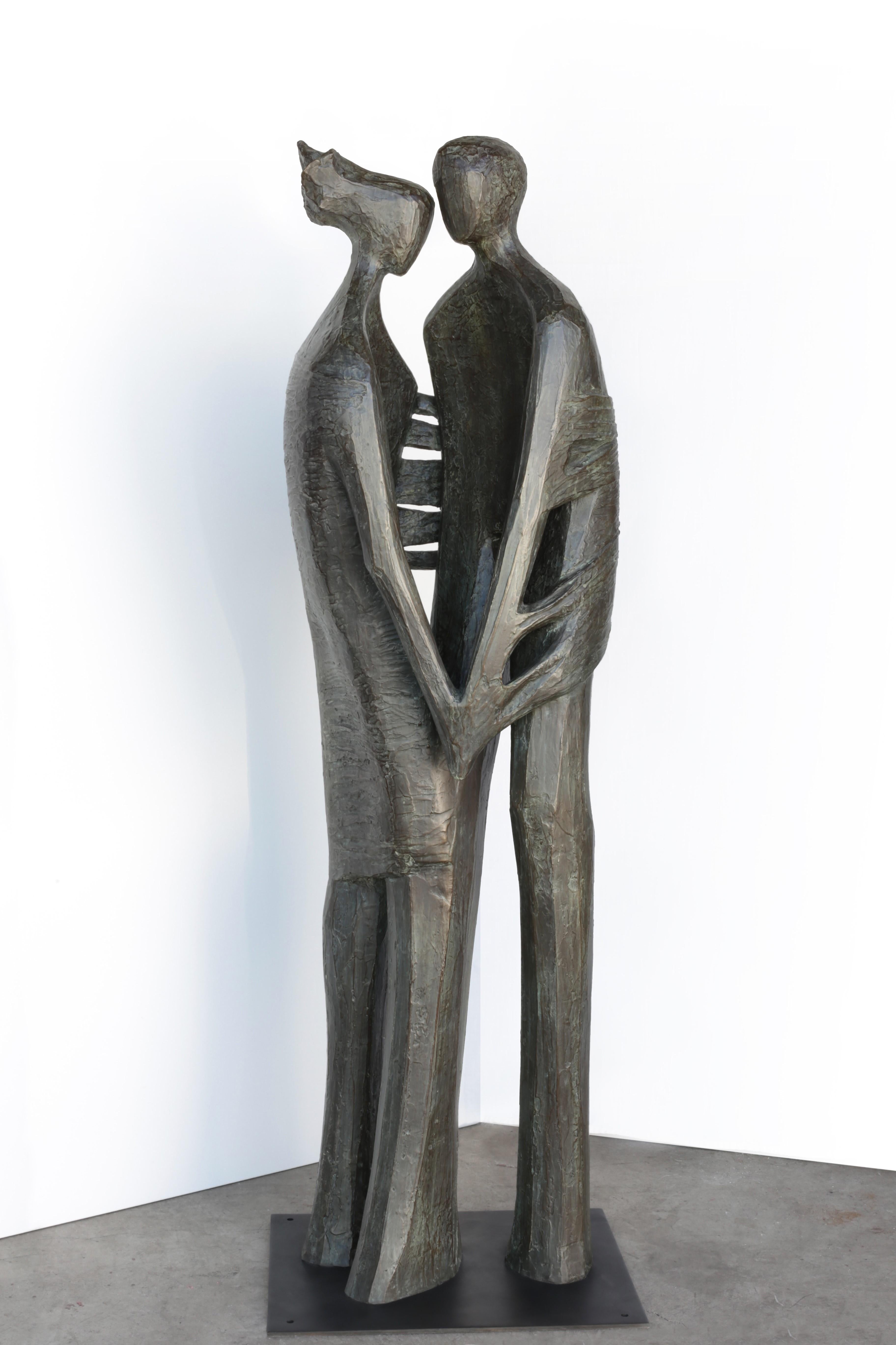 JD Hansen Figurative Sculpture - Lovers -55" Ed/9 