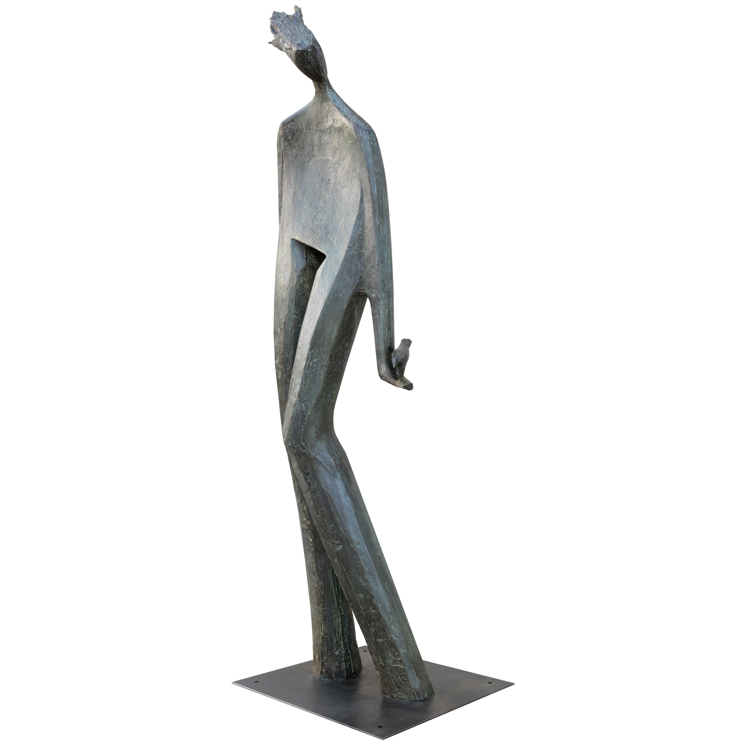 JD Hansen Figurative Sculpture - Yesterday 6' Ed. 6/9
