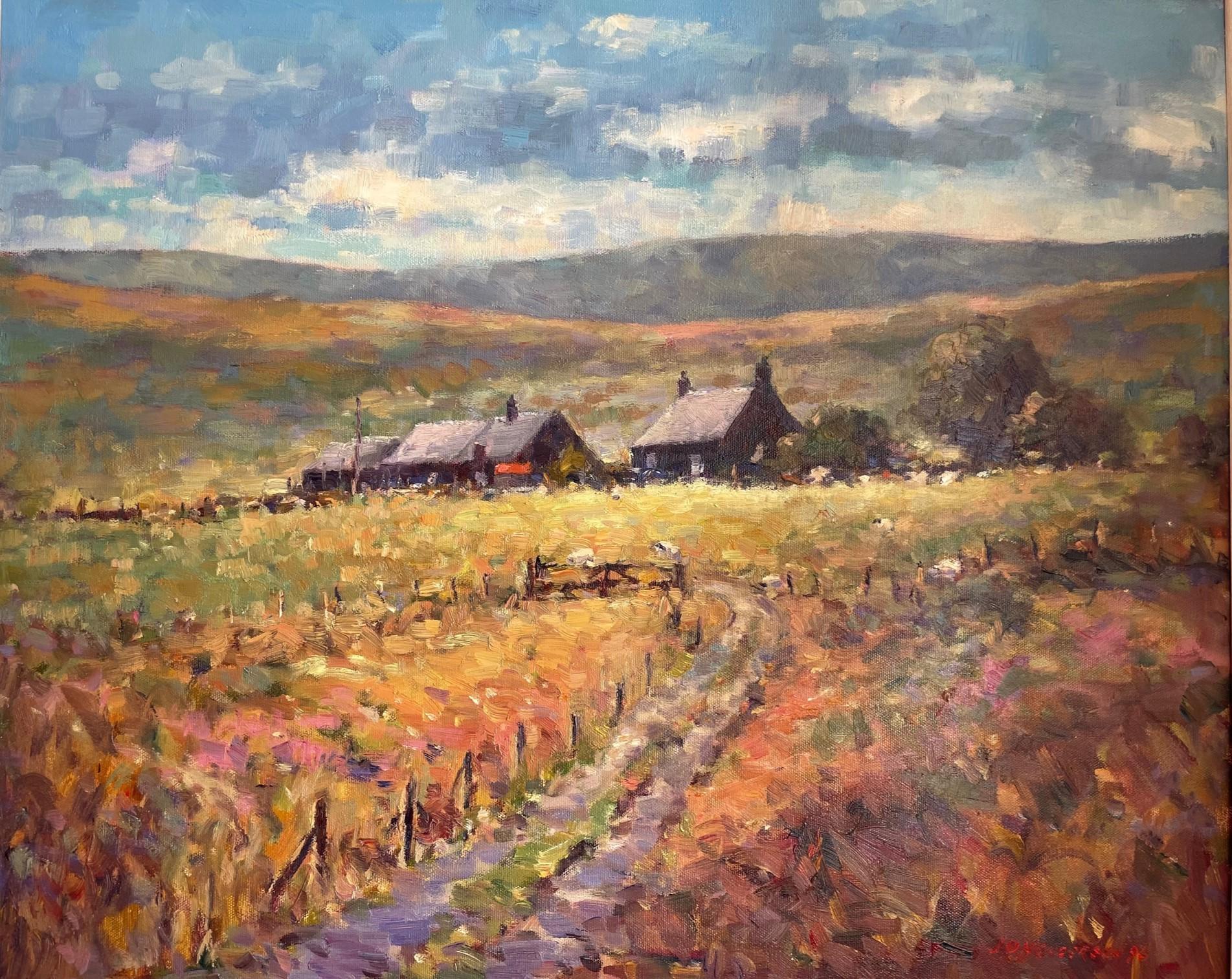 Bauernhof in Middleton, Comrie – Painting von JD Henderson