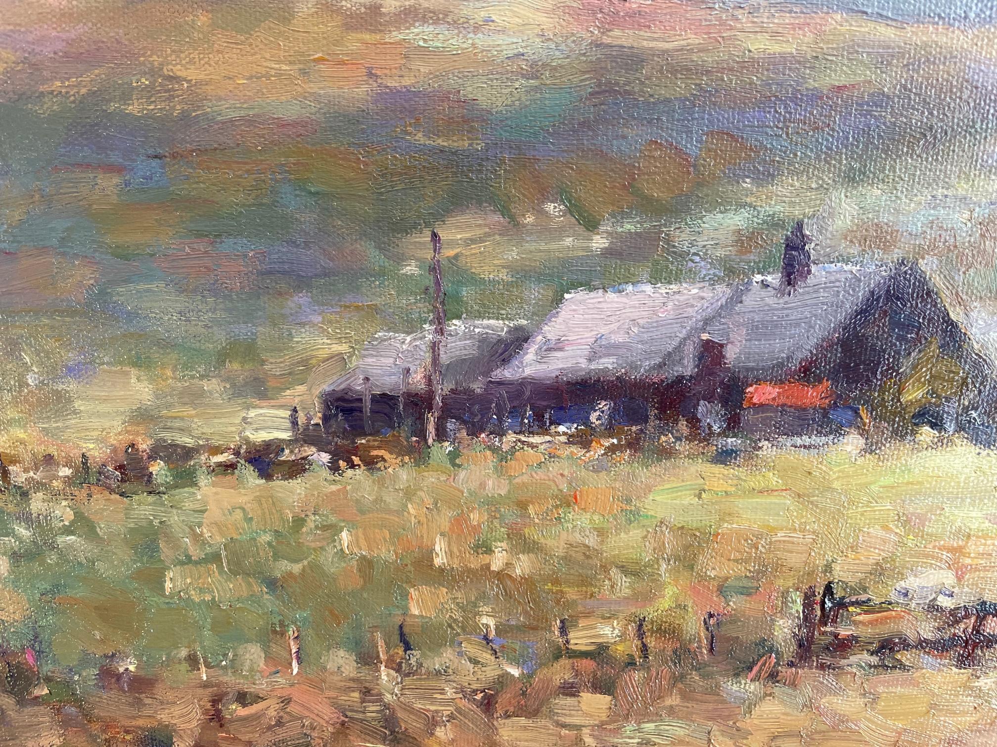 Bauernhof in Middleton, Comrie (Post-Impressionismus), Painting, von JD Henderson