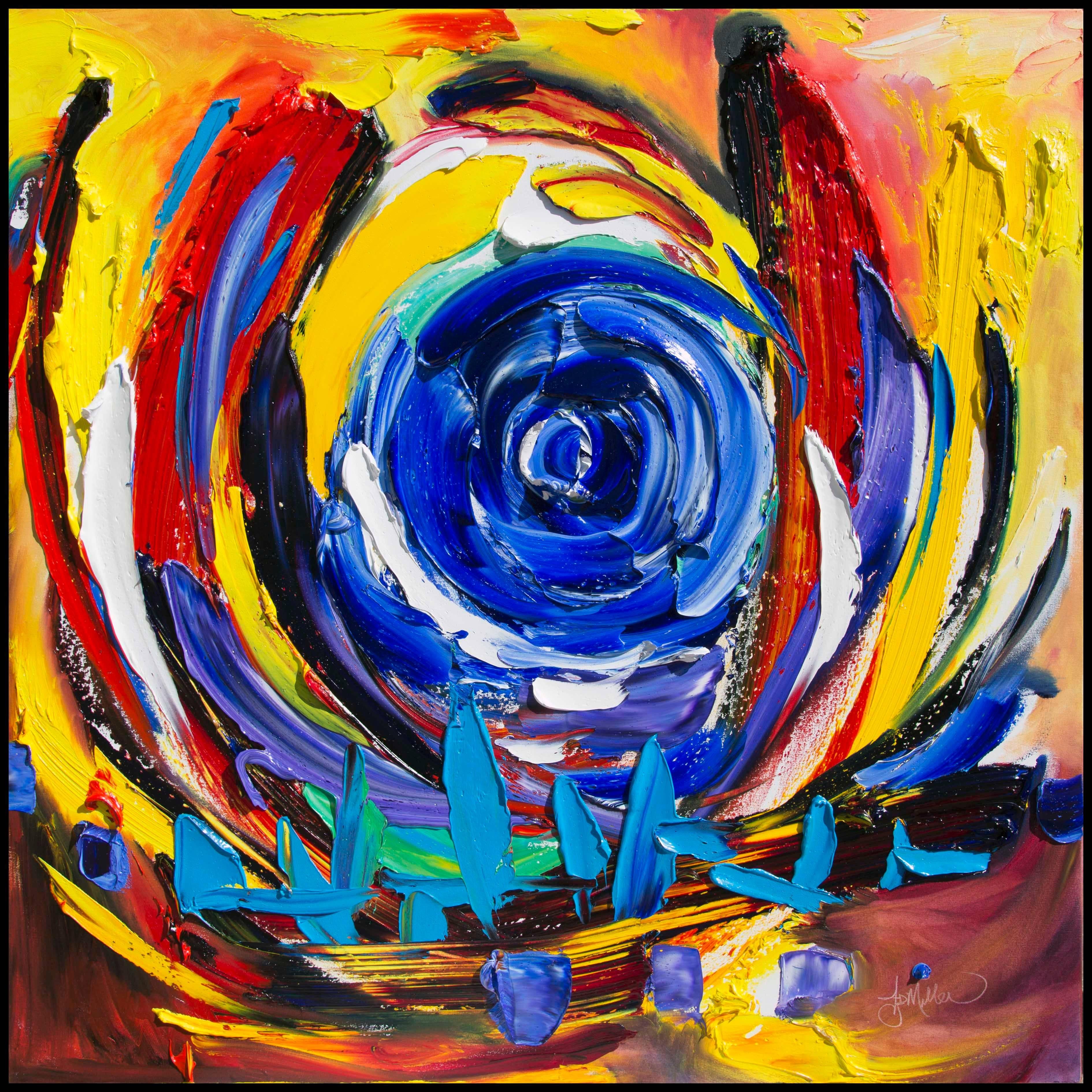 J.D. Miller Abstract Painting - Sun Seeker