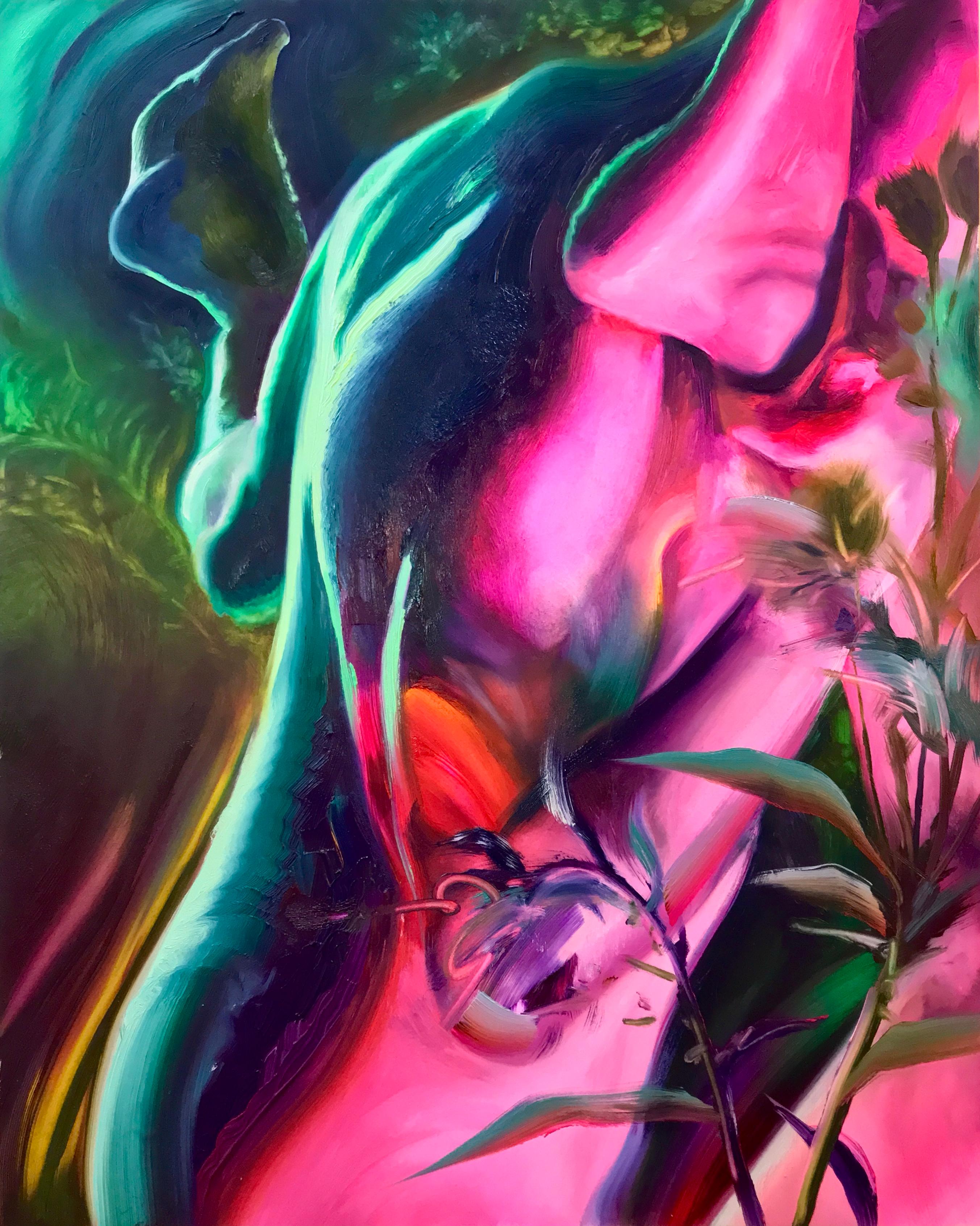 Entrée - Contemporain Painting par JD Raenbeau
