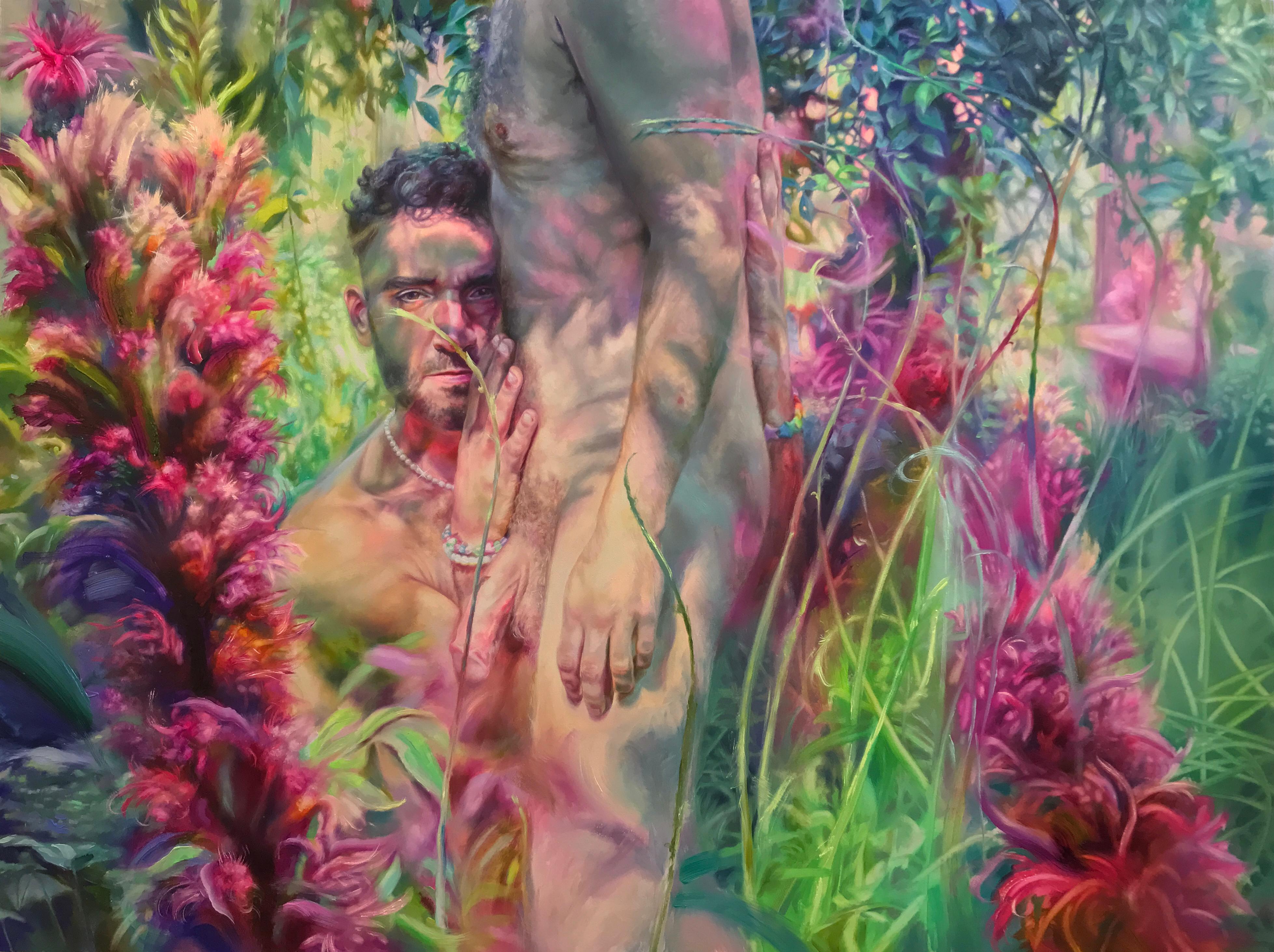 JD Raenbeau Figurative Painting - Gayfeather