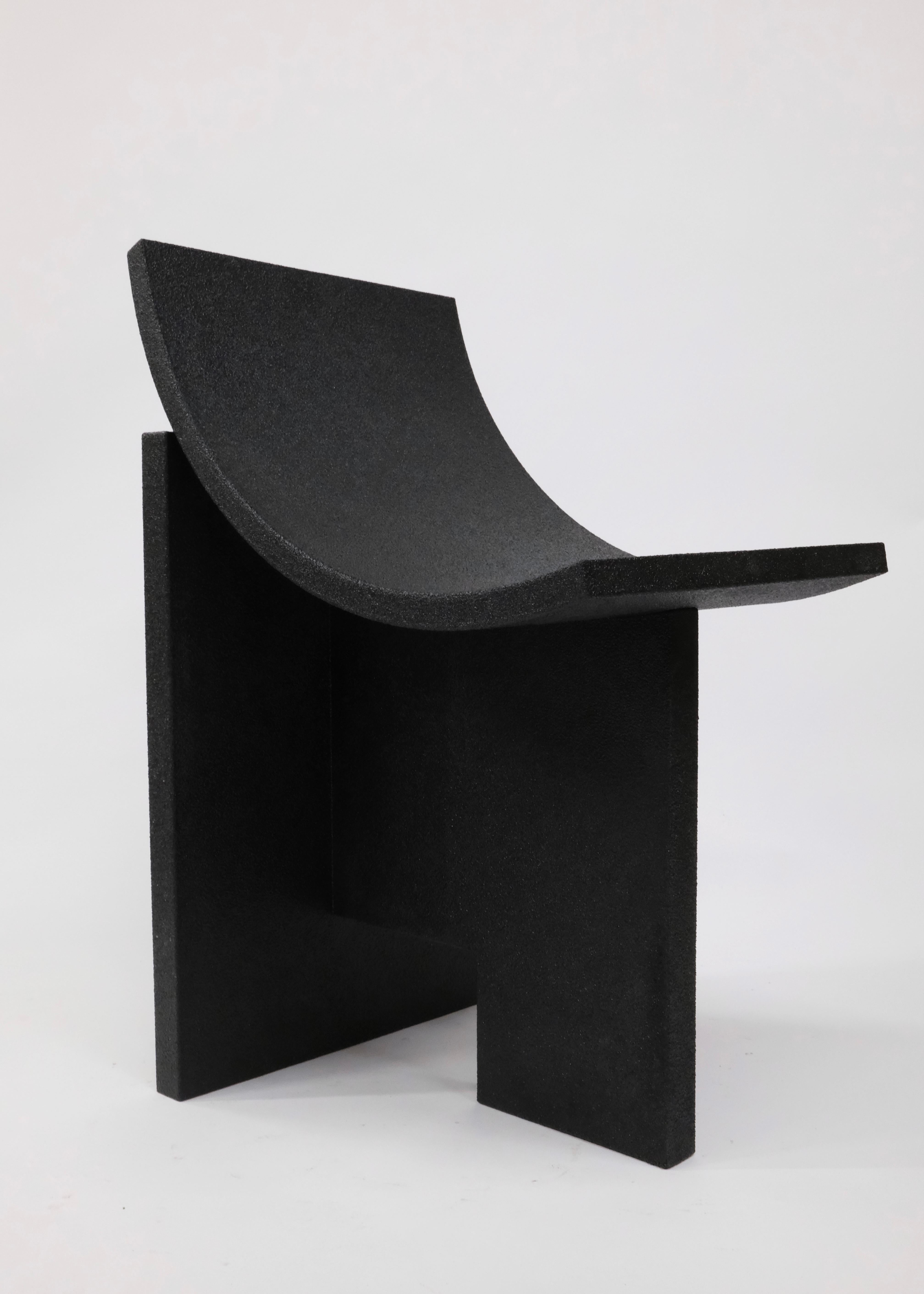Chaise contemporaine JD01 Noir en contreplaqué en vente 5