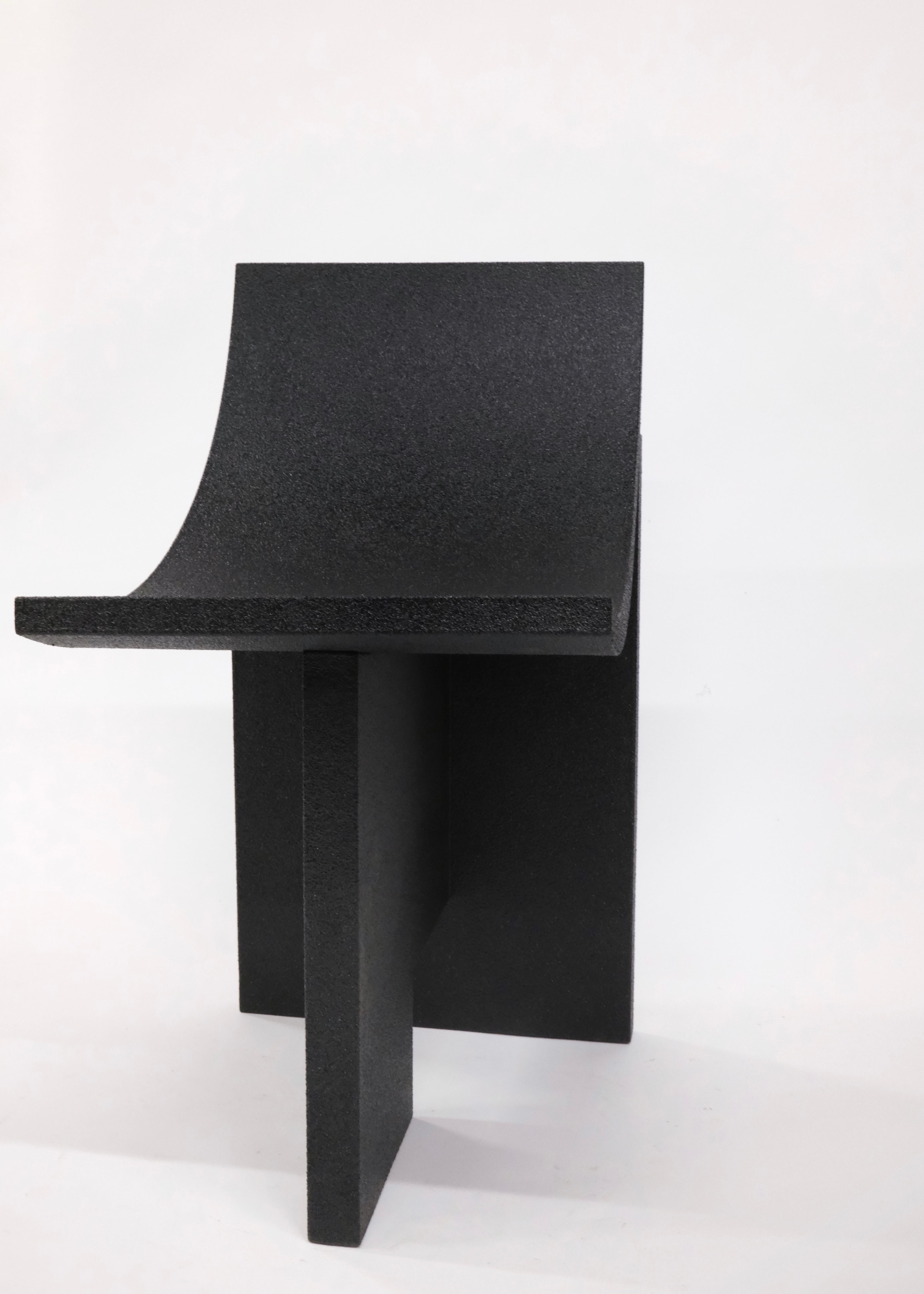 Chaise contemporaine JD01 Noir en contreplaqué en vente 8