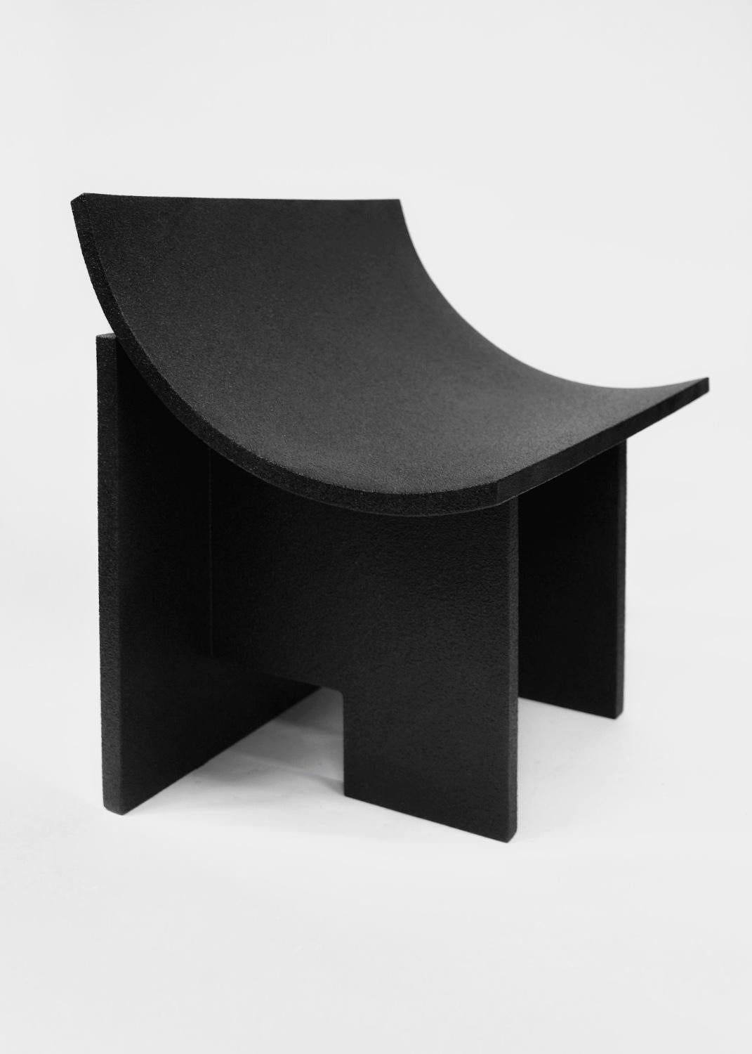 XXIe siècle et contemporain Chaise contemporaine JD01 Noir en contreplaqué en vente