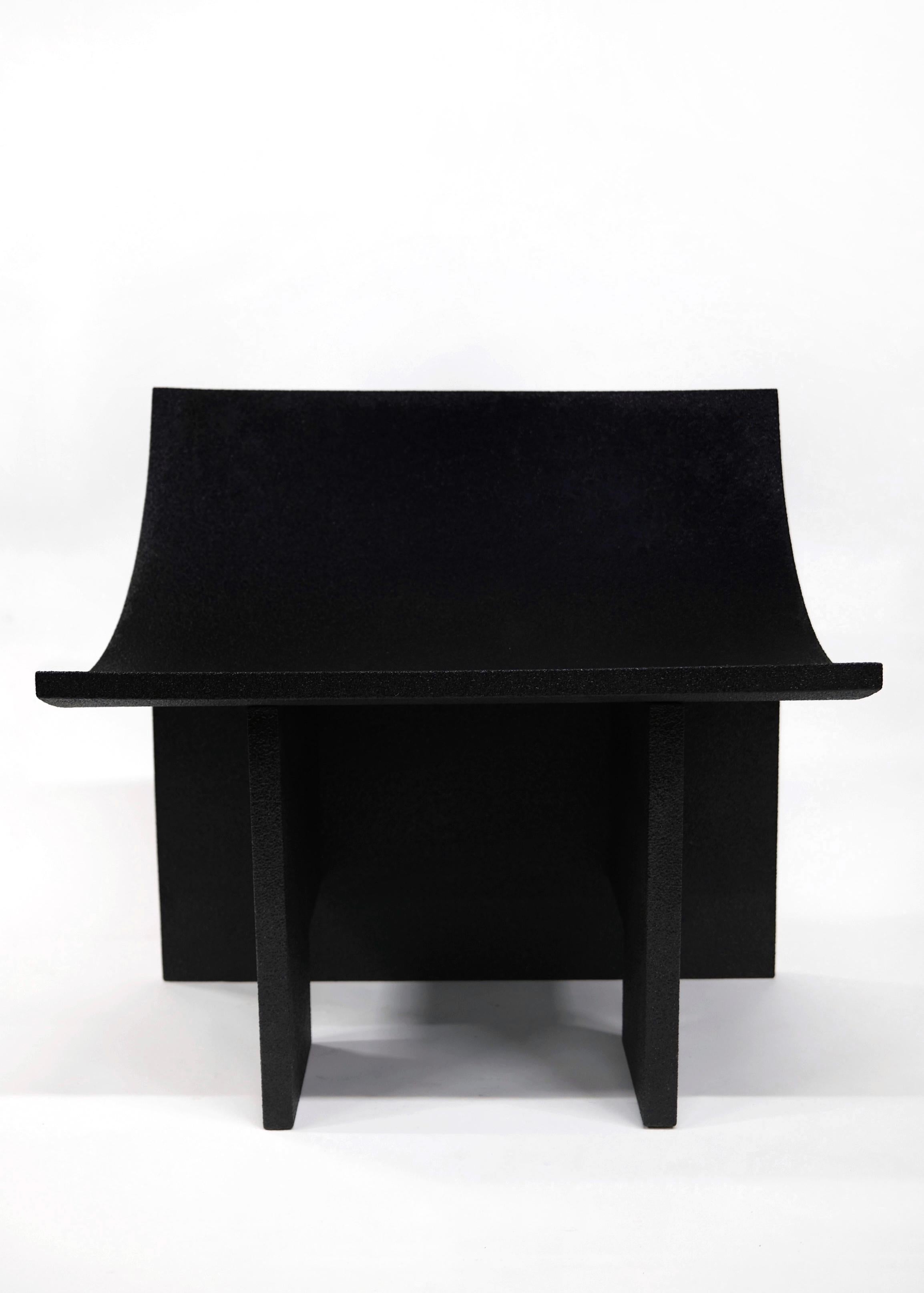Chaise contemporaine JD01 Noir en contreplaqué en vente 1