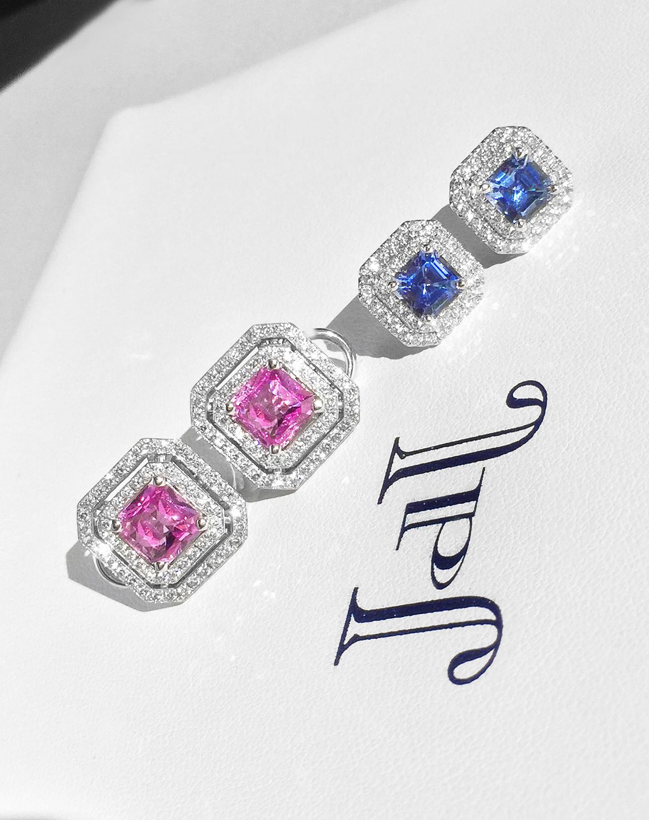 JdJ Couture Pink Sapphire and Diamond 