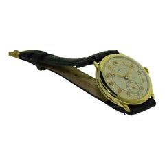 J.E. Caldwell 18 Karat Yellow Gold Art Deco Watch with Breguet Numerals