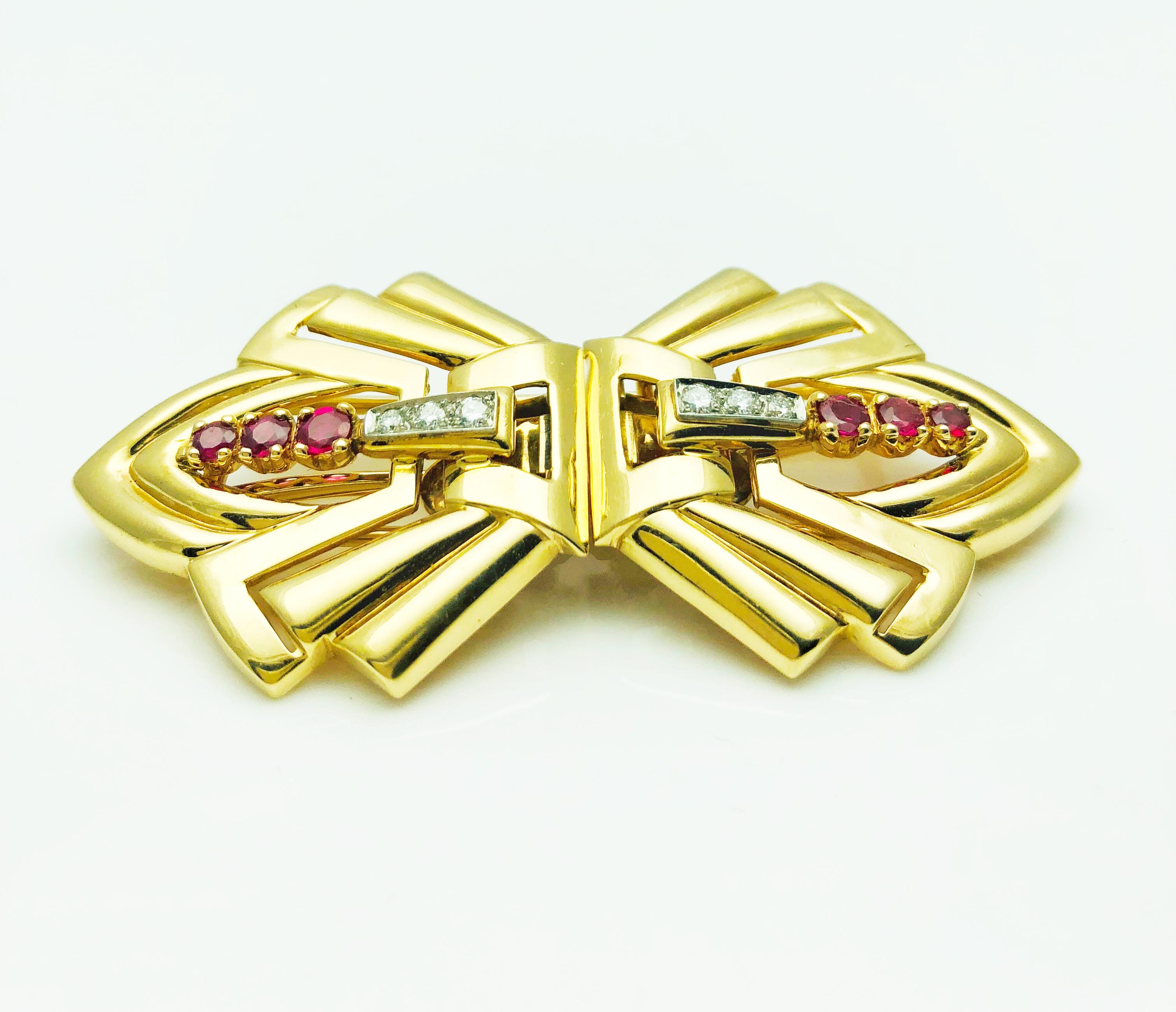 art deco lapel pin