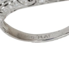 J.E. Caldwell Antique Deco Kashmir Sugarloaf Sapphire and Diamond Ring