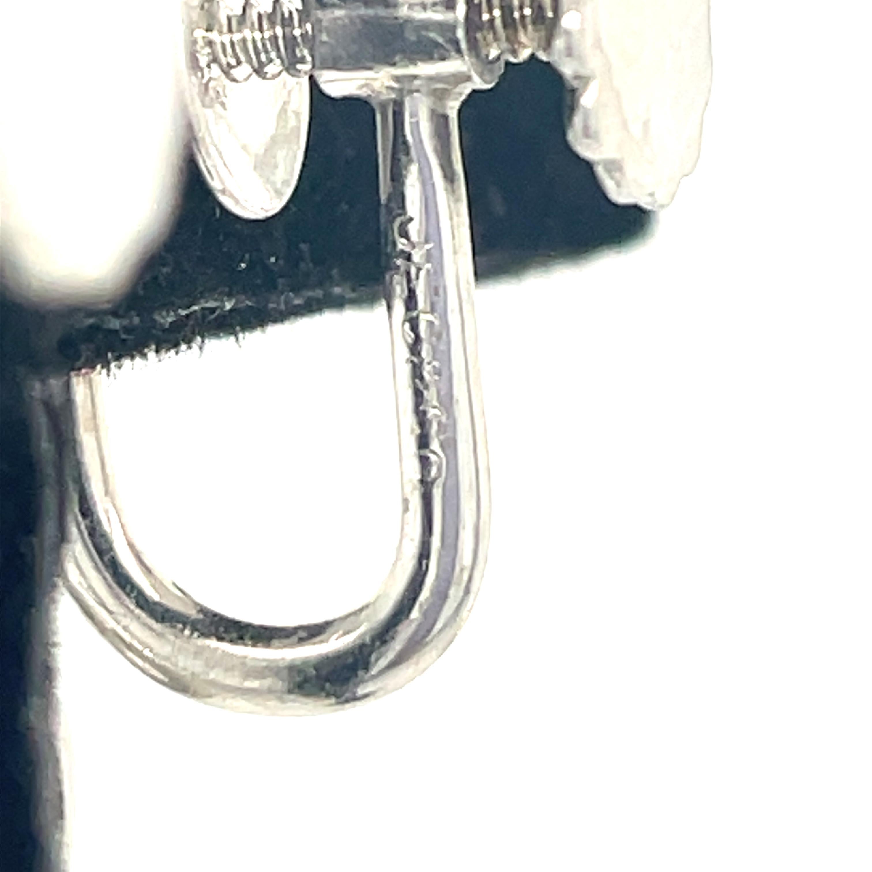 J.E. Caldwell, Art Deco, Diamond Drop Earrings In Excellent Condition For Sale In Chicago, IL