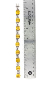 J.E. Caldwell Citrine and Diamond Bracelet