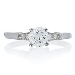 J.E. Caldwell & Co. 0.57ct E/VVS2 GIA Round Diamond Engagement Ring in Platinum