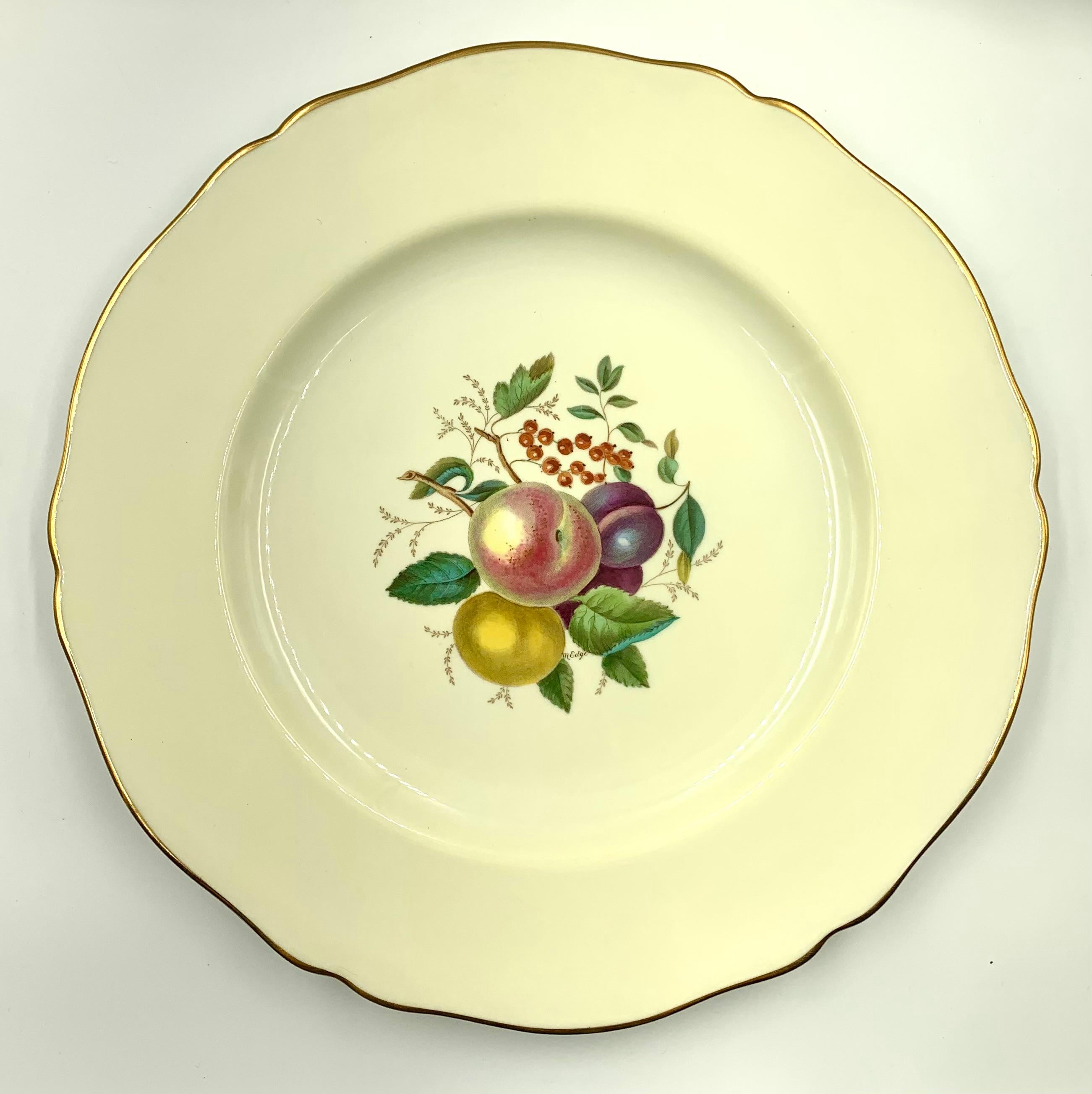 J.E. Caldwell & Co. Copeland Spode Pintado a Mano, Firmado Juego De 10 Platos De Cena en venta 3