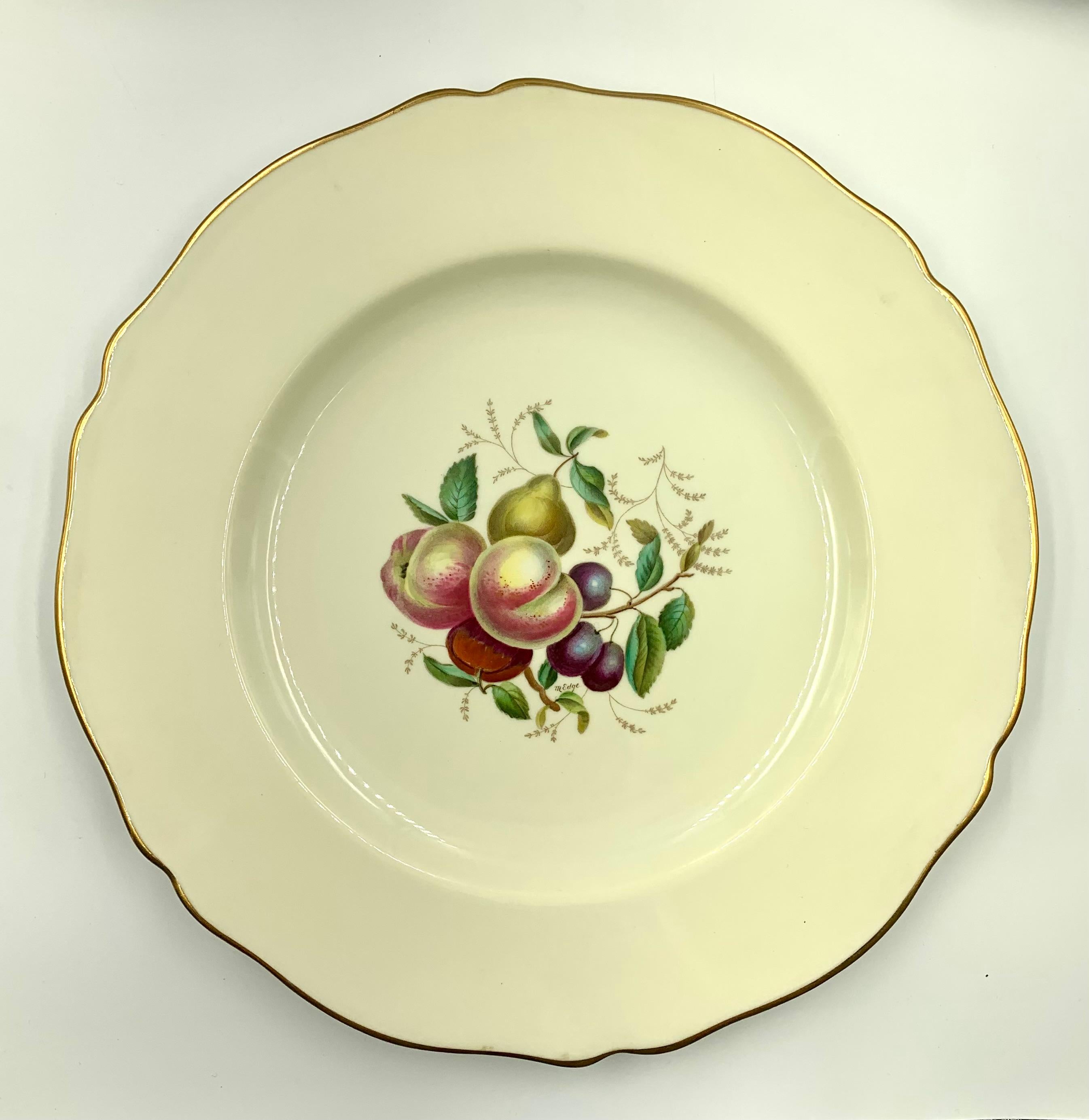 J.E. Caldwell & Co. Copeland Spode Pintado a Mano, Firmado Juego De 10 Platos De Cena en venta 4