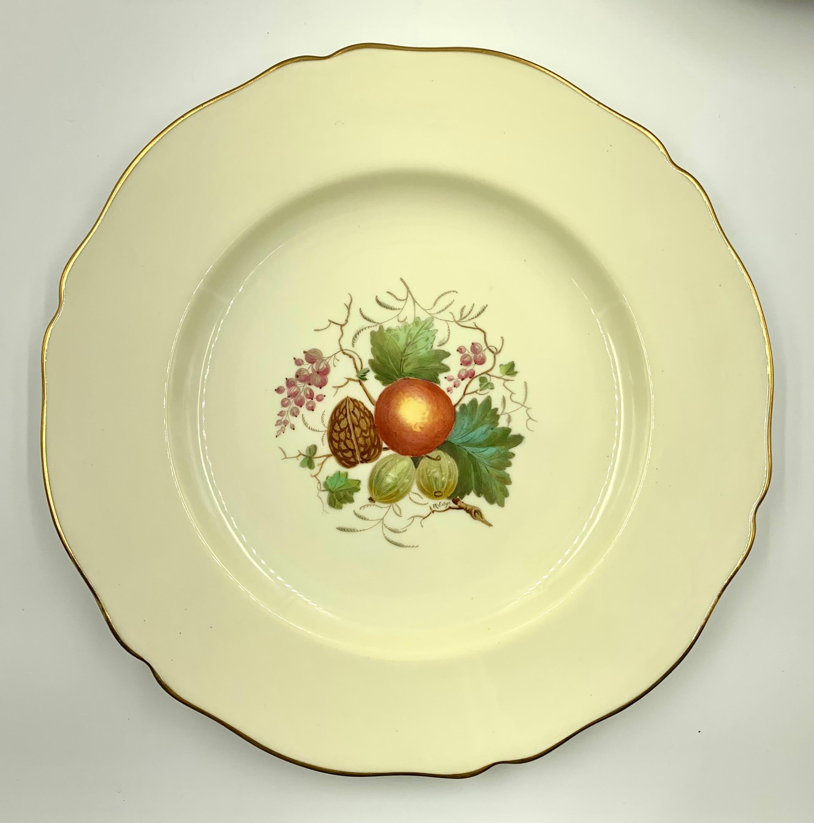 J.E. Caldwell & Co. Copeland Spode Pintado a Mano, Firmado Juego De 10 Platos De Cena en venta 1