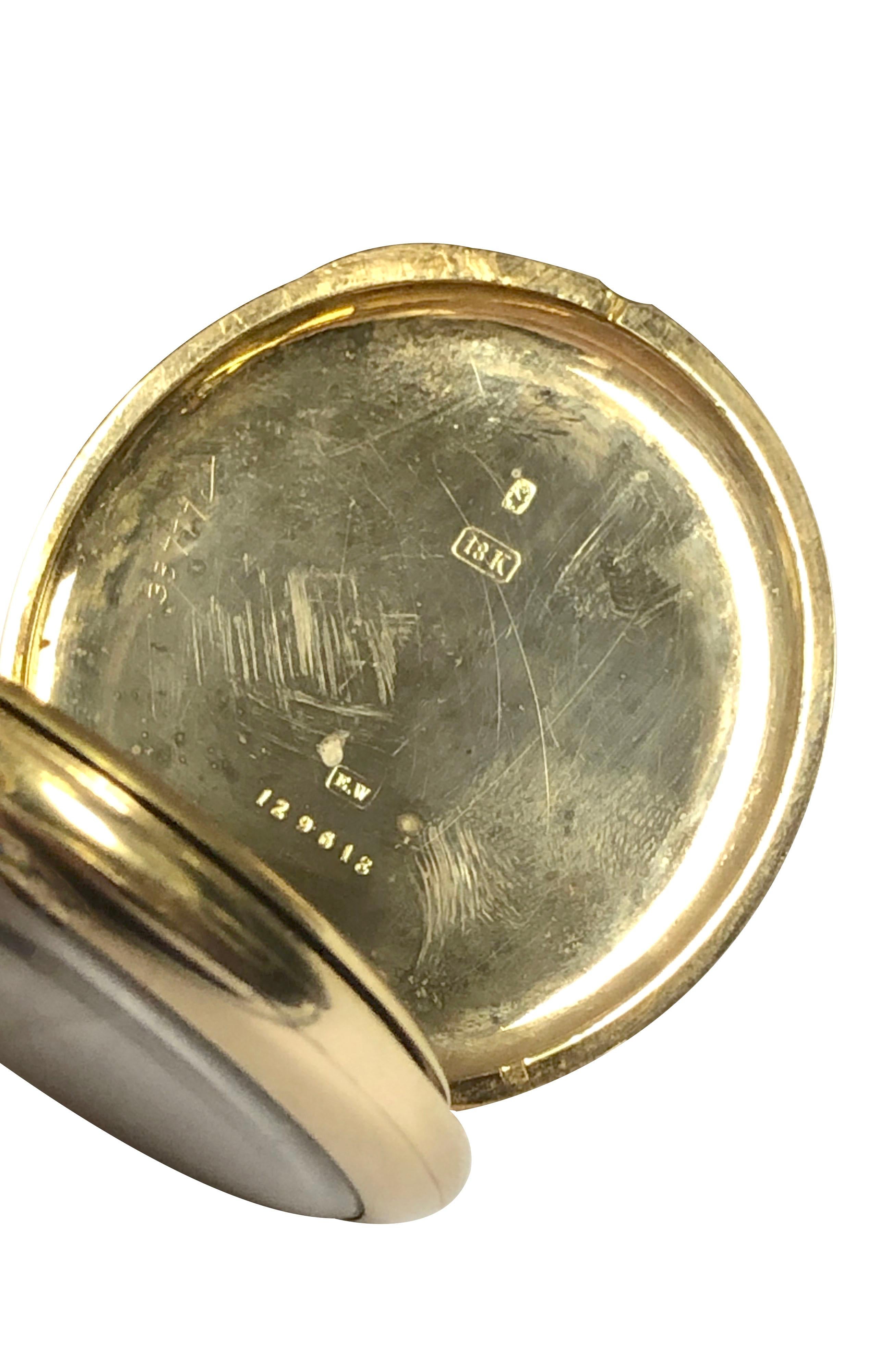 J.E. J. Caldwell High Grade Minute Repeater Taschenuhr mit Goldgehäuse 2