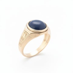J.E. Caldwell Lapis Lazuli Ring Circa 1910