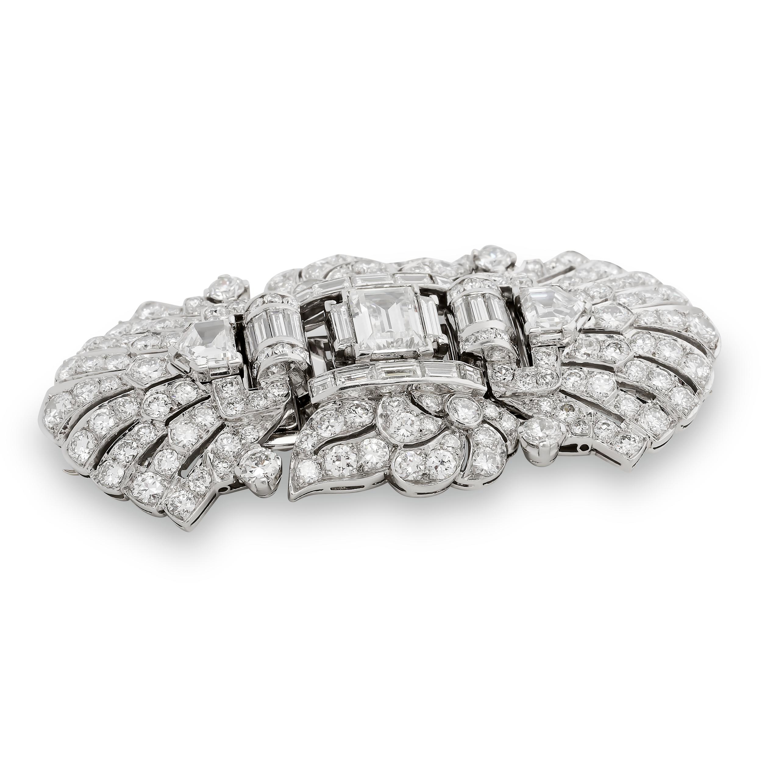 J.E. Caldwell Platin-Diamant-Clipstifte (Rundschliff) im Angebot
