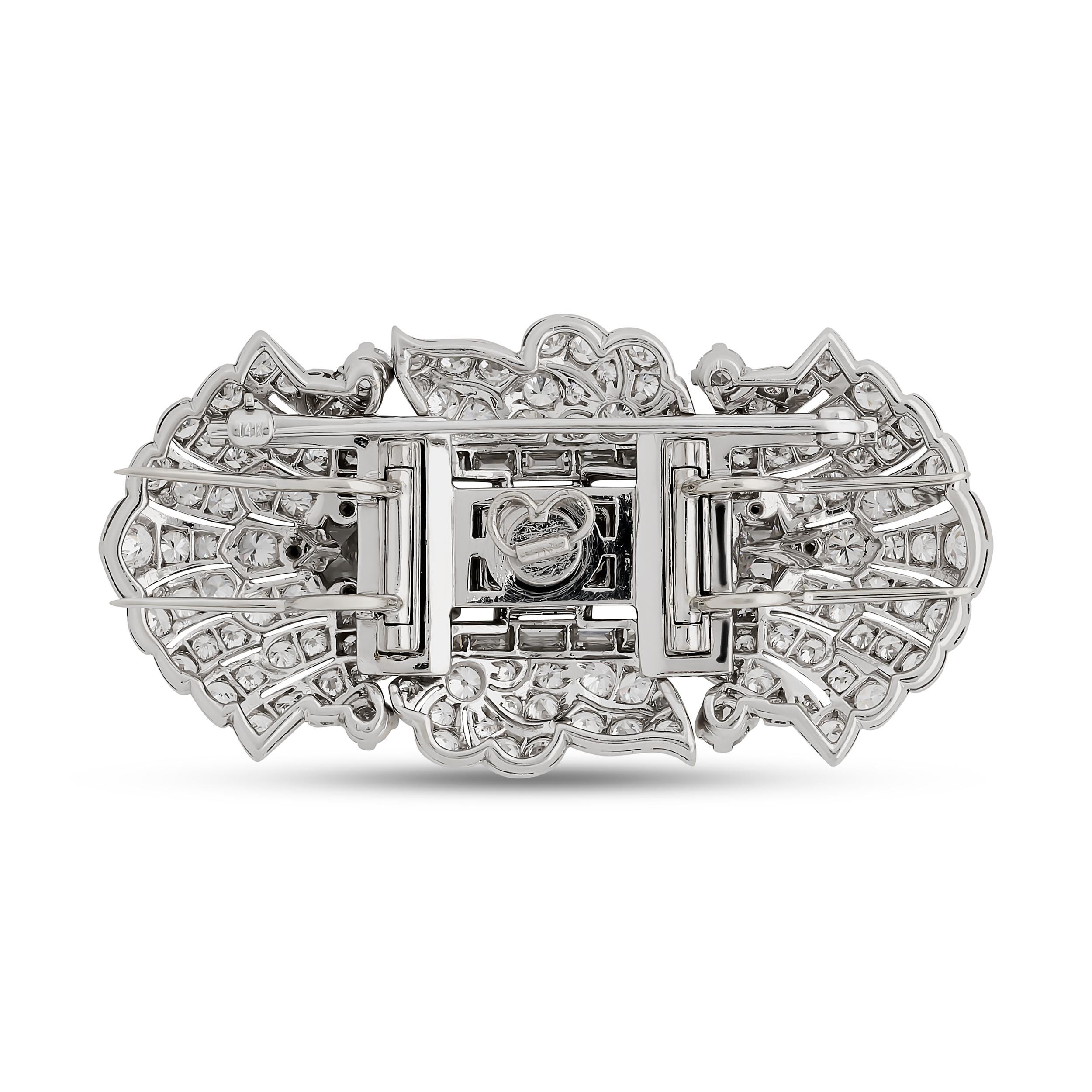 J.E. Caldwell Platin-Diamant-Clipstifte im Zustand „Hervorragend“ im Angebot in Philadelphia, PA