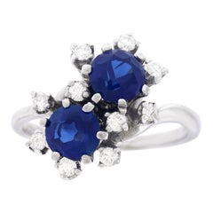 J.E. Caldwell Sapphire and Diamond Ring