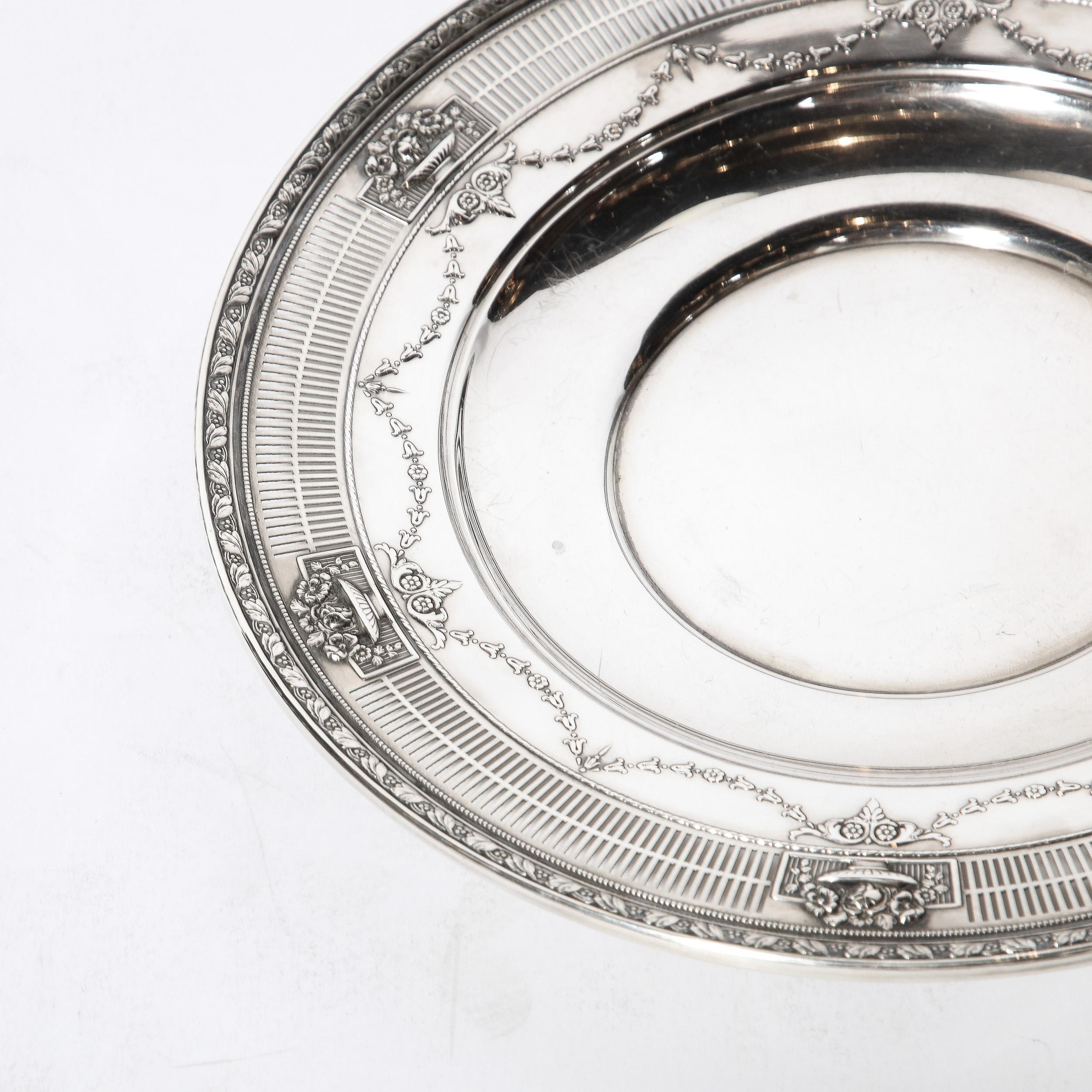 Mid-20th Century J.E. Caldwell Sterling Silver Art Deco Serving Bowl