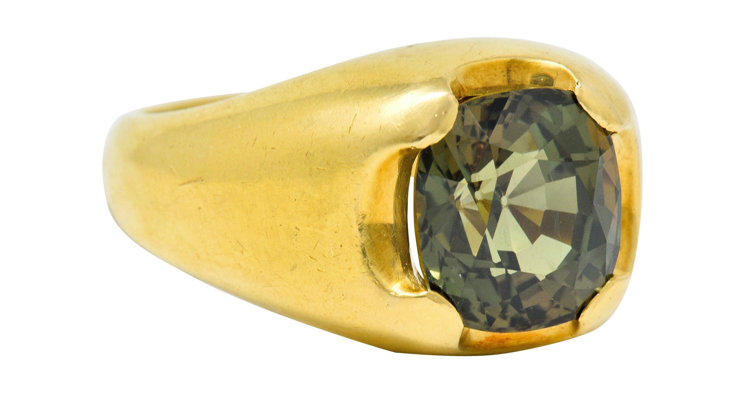 vintage mens alexandrite ring