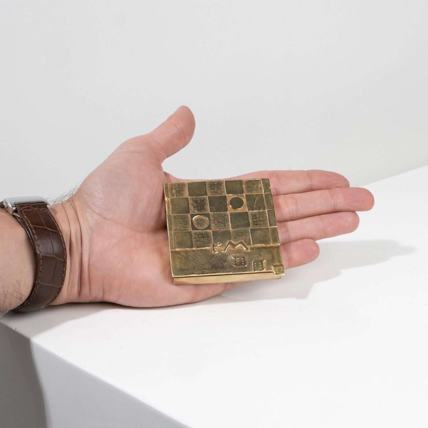 Je t’aime Beaucoup by Line Vautrin, Gilt Bronze Compact 4