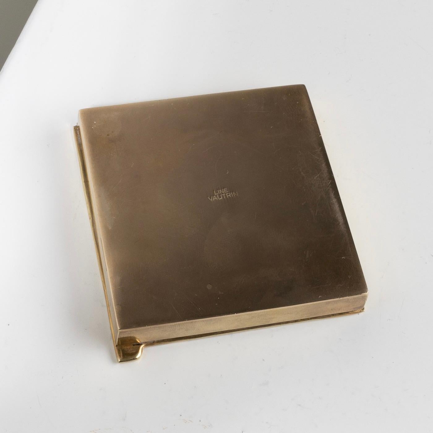 Je t’aime Beaucoup by Line Vautrin, Gilt Bronze Compact 5