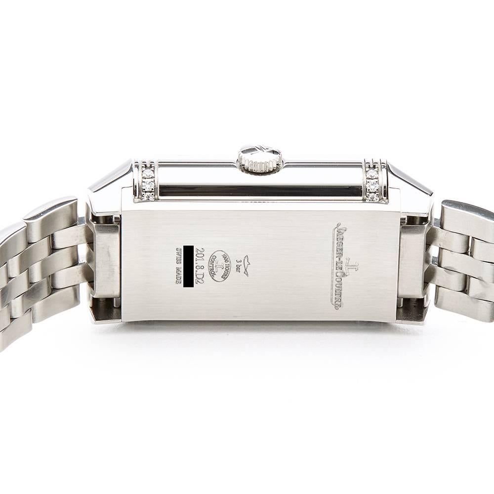Jeager Le-Coultre Reverso One Duetto Stainless Steel Women's Q3358420 5