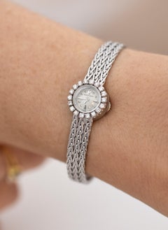 Jeager-LeCoultre Jewelry Diamond Watch Cal. 426 – 18K White Gold – Circa 1960